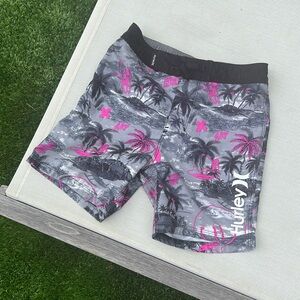 Hurley 4T kids swim trunks bathing suit